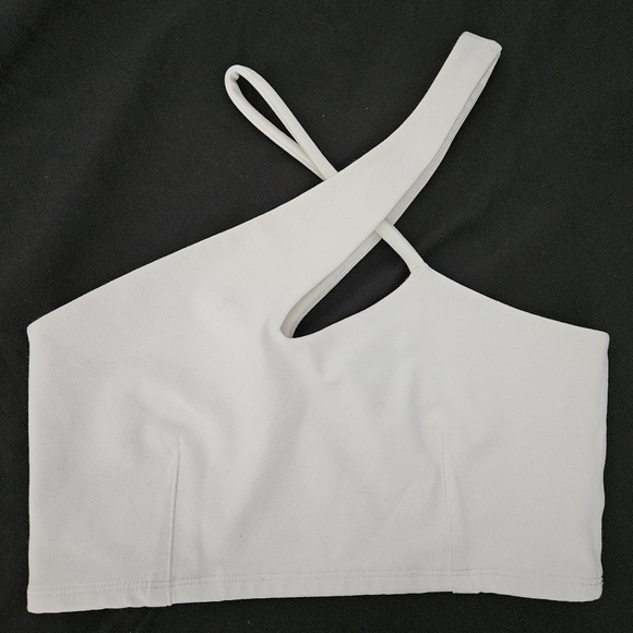 Donna Mizani white crop top, size XS - Picture 2 of 5